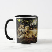 "Der Wolf bleibt mit dem niederlegenden Lamm" Tasse (Links)