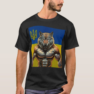 Der Wolf der Ukraine, ukrainischer Patriotiker T-Shirt