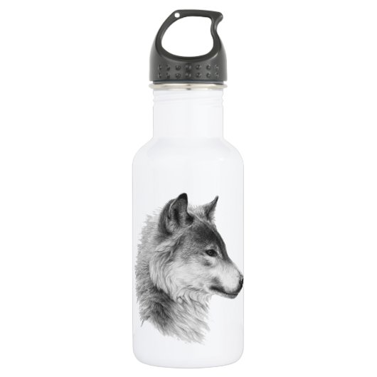 DER WOLF-FÜHRER TRINKFLASCHE (Vorderseite)