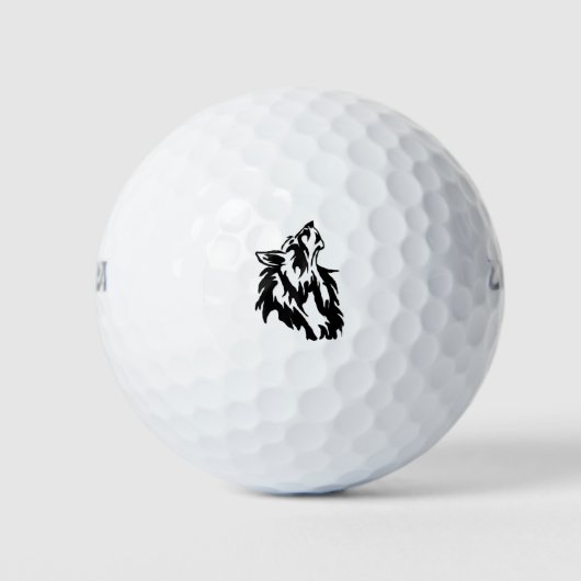 Der Wolf Golfball (Vorderseite)