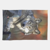 Der Wolf Handtuch (Horizontal)