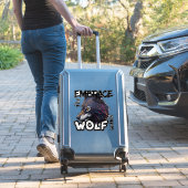 Der Wolf im Inneren Aufkleber (Koffer Insitu)