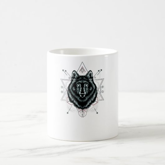 Der Wolf Kaffeetasse (Mittel)