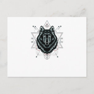 Der Wolf Postkarte