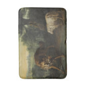 Der Wolf und das Lamm (von Jean-Baptiste Oudry) Badematte (Vorderseite Vertikal)