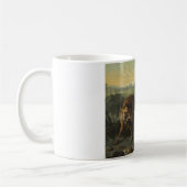 Der Wolf und das Lamm (von Jean-Baptiste Oudry) Kaffeetasse (Links)