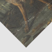 Der Wolf und das Lamm (von Jean-Baptiste Oudry) Seidenpapier (Detail)