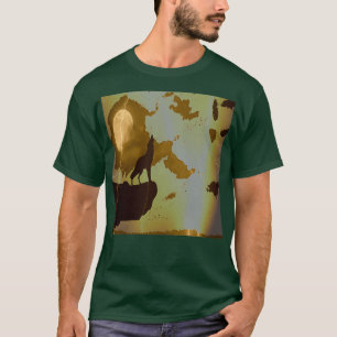 Der Wolf und der Vollmond Itx27er ikonisch T-Shirt