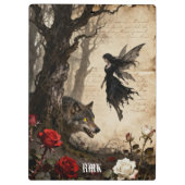 Der Wolf und die Fee Klemmbrett (Rückseite)