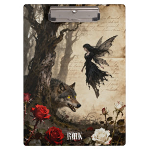Der Wolf und die Fee Klemmbrett