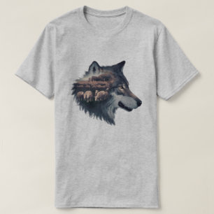 Der Wolf und die Schafherde T-Shirt