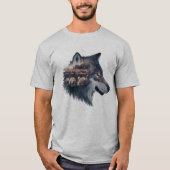 Der Wolf und die Schafherde T-Shirt (Vorderseite)