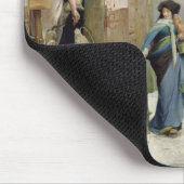 Der Wolf von Gubbio, 1877 Mousepad (Ecke)