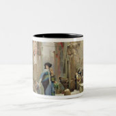 Der Wolf von Gubbio, 1877 Zweifarbige Tasse (Mittel)