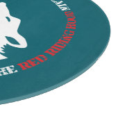 Der Wolf wäre immer der Bösewicht Schneidebrett (Ecke)