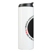 Der Wolf wäre immer der Bösewicht Thermosbecher (Nach links gedreht)