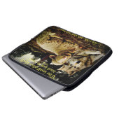"Der Wolf wird mit dem Lämmer wohnen", das Laptopschutzhülle (Vorne Knopf)