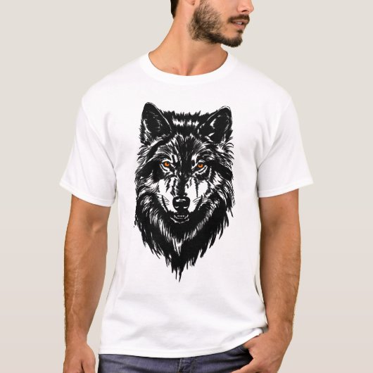 Der Wolfskopf T-Shirt (Vorderseite)