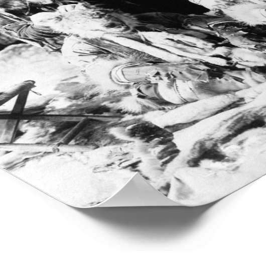 Der "Wolfstanz" der Kaviagamutes Poster (Ecke)