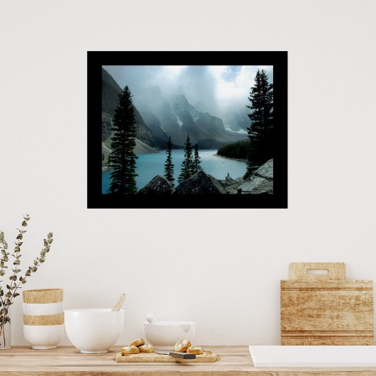 Der Wolkenbruch (grenzenlos) Poster (Küche)