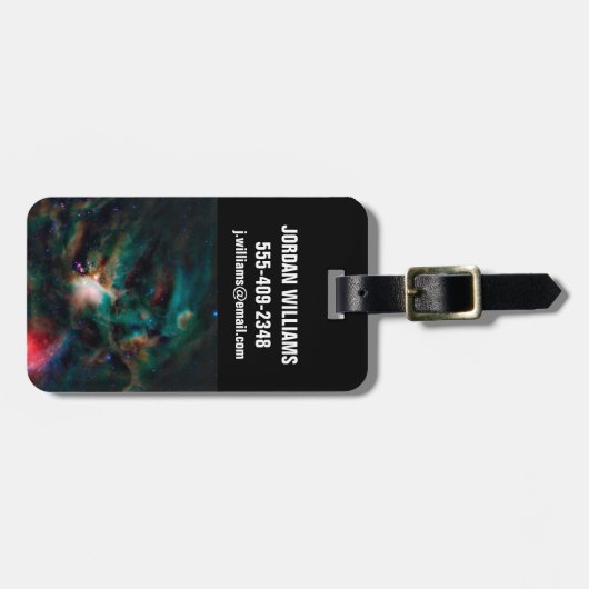 Der Wolkenkomplex Rho Ophiuchi. Gepäckanhänger (Vorderseite horizontal)