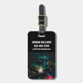 Der Wolkenkomplex Rho Ophiuchi. Gepäckanhänger (Vorderseite vertikal)