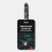 Der Wolkenkomplex Rho Ophiuchi. Gepäckanhänger (Rückseite vertikal)