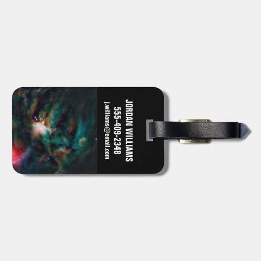 Der Wolkenkomplex Rho Ophiuchi. Gepäckanhänger (Rückseite horizontal)