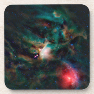 Der Wolkenkomplex Rho Ophiuchi. Getränkeuntersetzer