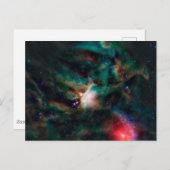 Der Wolkenkomplex Rho Ophiuchi. Postkarte (Vorne/Hinten)