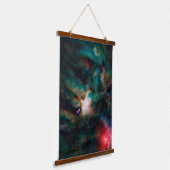 Der Wolkenkomplex Rho Ophiuchi. Wandteppich Mit Holzrahmen (Gewinkelt)