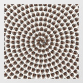 Der Wombat Whirlpool: Ein Wunder, Fensteraufkleber (Blatt)