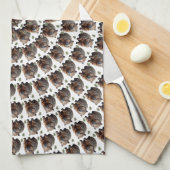 Der Wombat Whirlpool: Ein Wunder, Geschirrtuch (Viertel Falte)