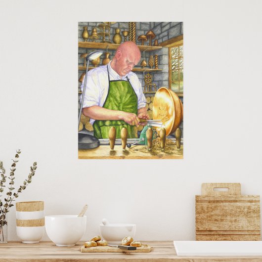 Der Wood Turner Poster (Küche)