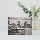 Der Workshop des Zimmermanns, aus den Workshops de Postkarte (Stehend Vorderseite)