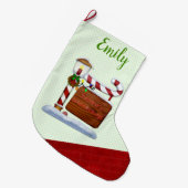 Der Workshop Weihnachten Whimsey Großer Weihnachtsstrumpf (Vorderansicht (hängend))