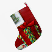 Der Workshop Weihnachten Whimsey Großer Weihnachtsstrumpf (Rückseite (Hängend))