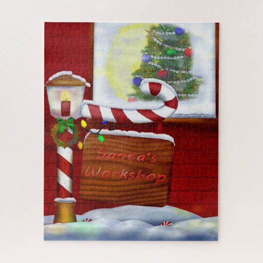 Der Workshop Weihnachten Whimsey Puzzle (Vertikal)