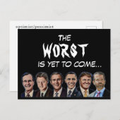 Der WORST steht noch bevor... Postkarte (Vorne/Hinten)