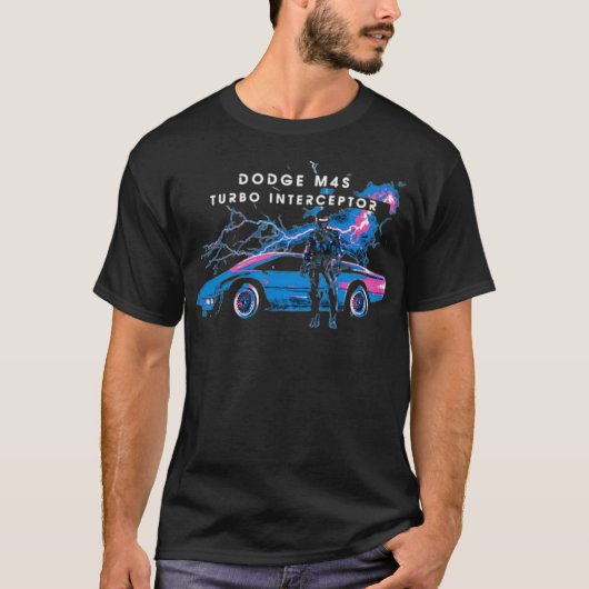 Der Wraith Dodge M4S Turbo Interceptor T-Shirt (Vorderseite)