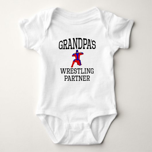 Der Wrestling-Partner des Großvaters Baby Strampler (Vorderseite)