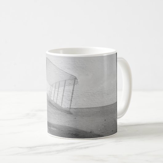 Der Wright-BruderEinflug Kaffeetasse (VorderseiteRechts)