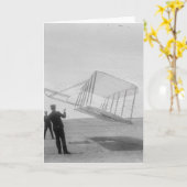 Der Wright-BruderEinflug Karte (Gelbe Blume)