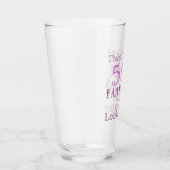 Der wunderbare 50. Geburtstag für sie Glas (Rechts)
