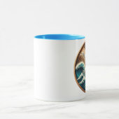 Der wunderbare Adler schlummert hinunter zum Fisch Tasse (Zentrum)