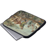 Der wunderbare Entwurf der Fische (Cartoon für Laptopschutzhülle (Vorne Knopf)