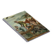 Der wunderbare Entwurf der Fische (Cartoon für Notizblock (Rechte Seite)