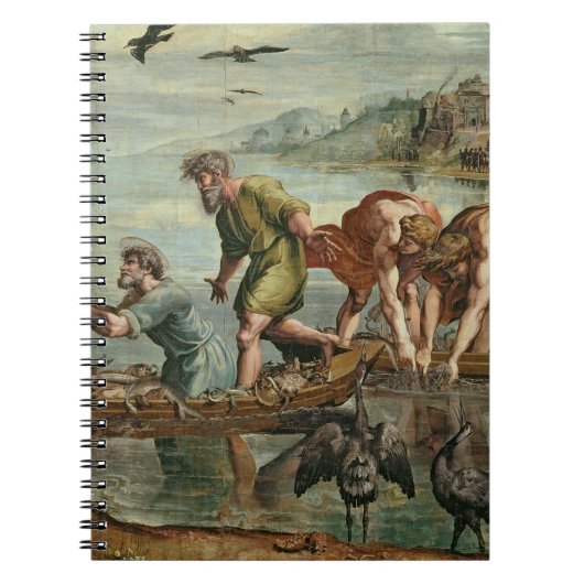 Der wunderbare Entwurf der Fische (Cartoon für Notizblock (Vorderseite)