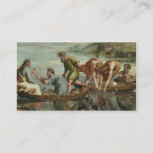 Der wunderbare Entwurf der Fische (Cartoon für Visitenkarte (Rückseite)