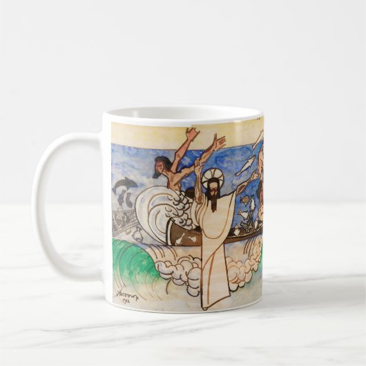 Der wunderbare Fang Jan Toorop Kaffeetasse (Links)